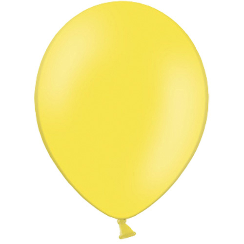 Gul Ballon   Stk  30 Cm
