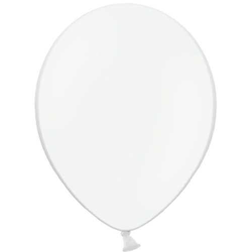 Hvid Ballon   Stk  30 Cm