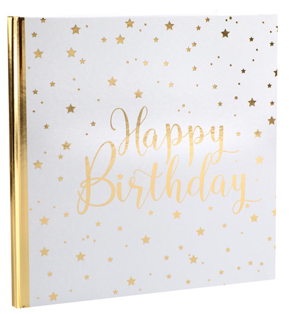 Gæstebog Fødselsdag Happy Birthday