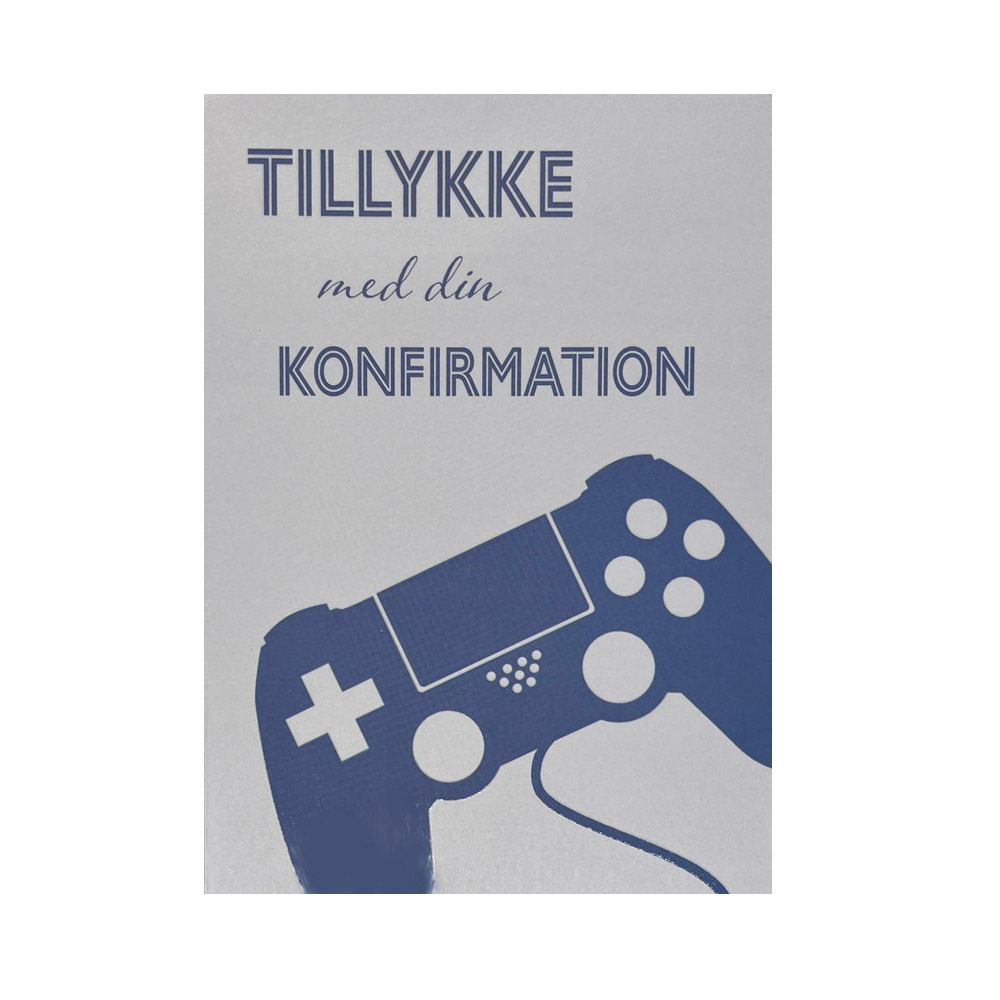 Kort Til Konfirmation Gamer