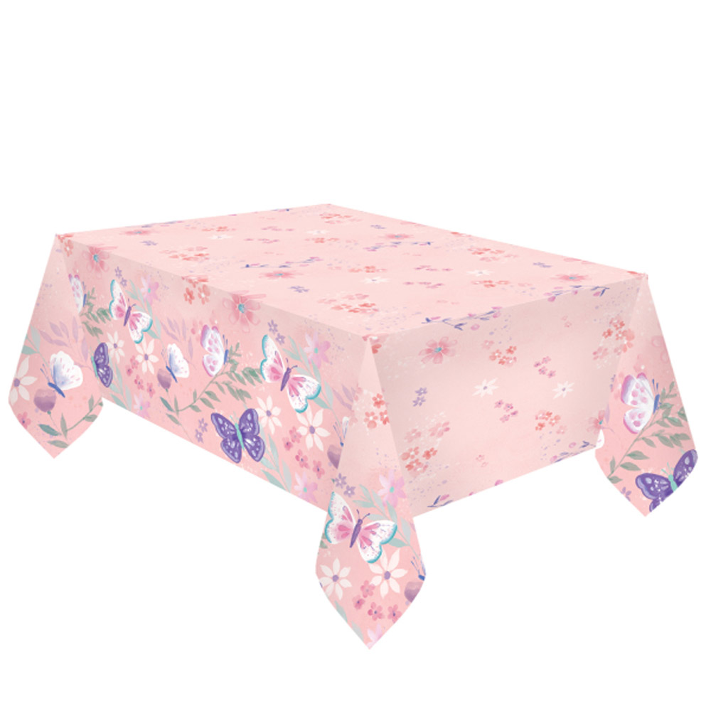 Papirdug Med Sommerfugle 120   180 Cm