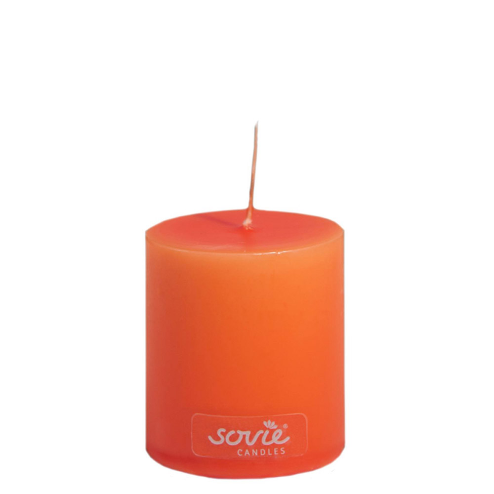 Sovie Bloklys Orange  5x6 Cm    Stk